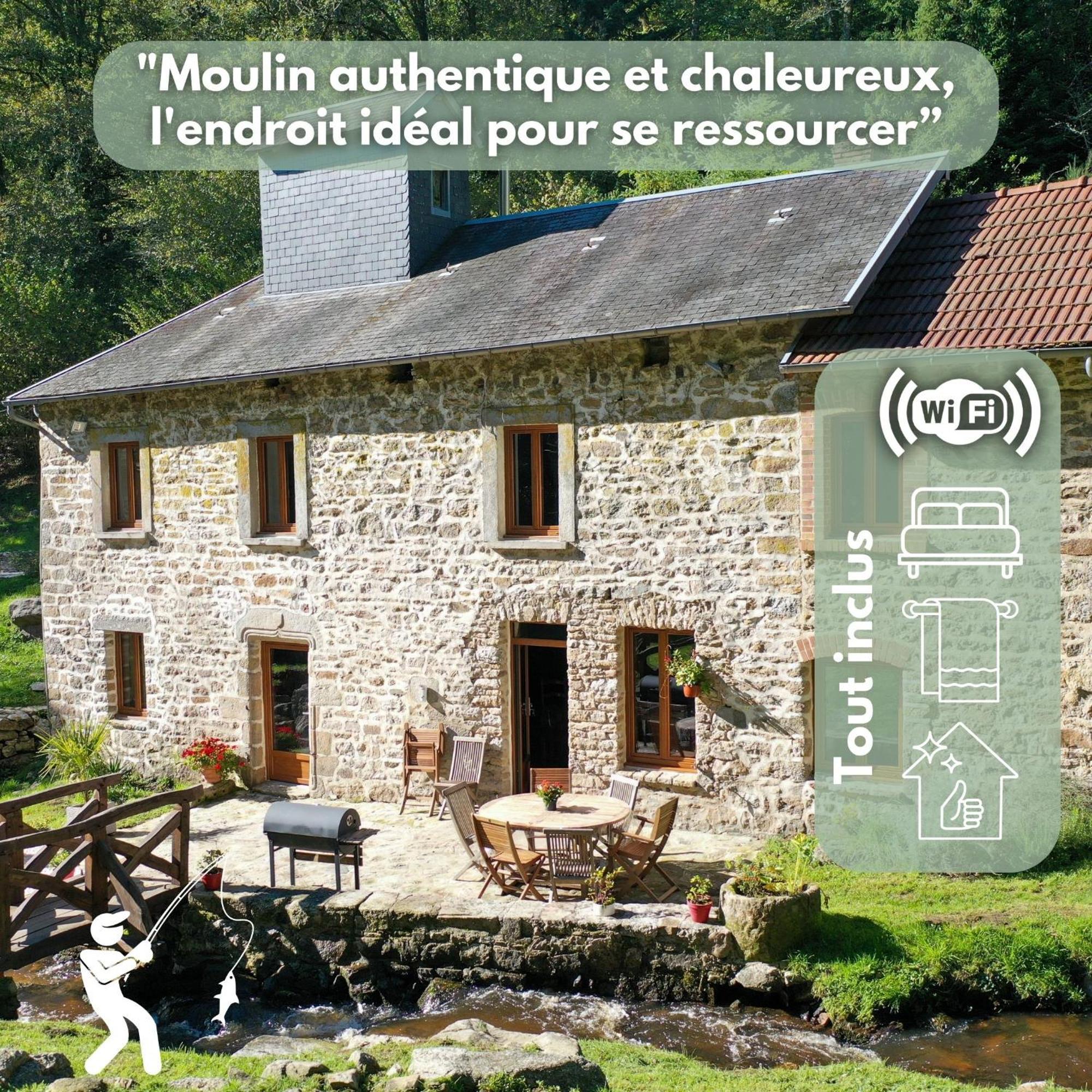 Authentique Moulin Tout Inclus-Moulin De Lavaugarde Thauron Экстерьер фото